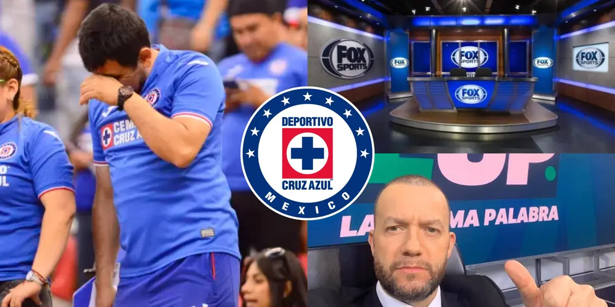 La afición de Cruz Azul explotó en contra de la televisora por cable.