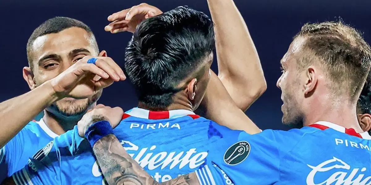 La celebración del gol del "Cuate" Sepúlveda - Foto: X (@CruzAzul)