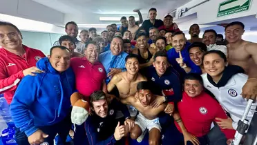 La foto del récord de puntos / @CruzAzul