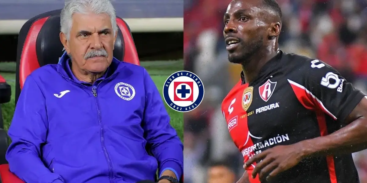 La Máquina Celeste daría dinero y tres jugadores por el delantero colombiano del Atlas.