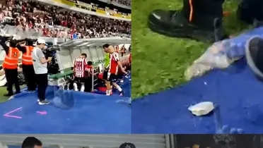 La piedra lanzada en el Jalisco - Foto: Captura de pantalla