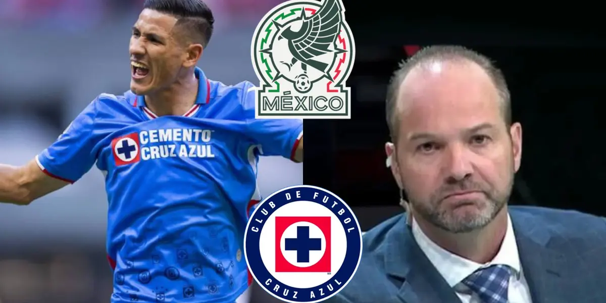 Las palabras del comentarista sobre el delantero de Cruz Azul.