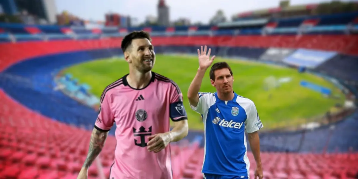 Lionel Messi portando el uniforme del Inter Miami durante un partido de Concachampions