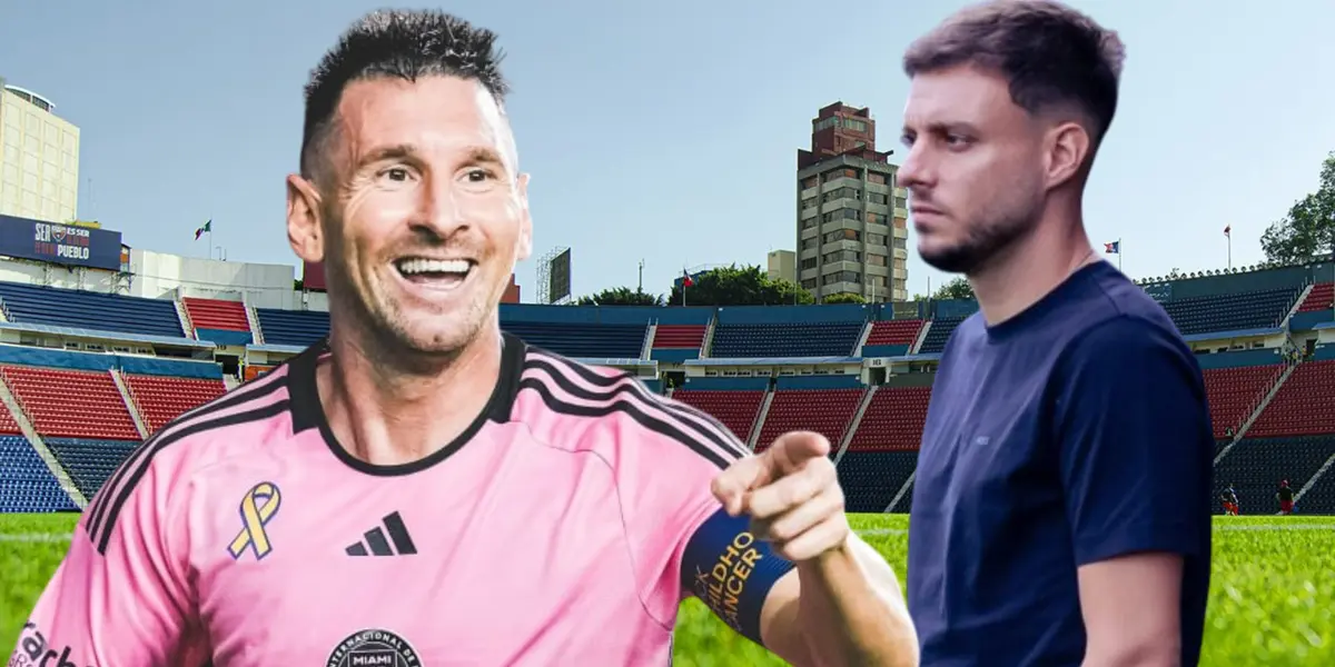 Lionel Messi y Martín Anselmi (Foto tomada de: Mexsport/Martín Anselmi/MLS)