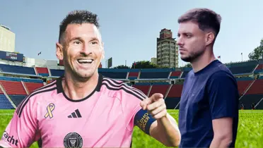 Lionel Messi y Martín Anselmi (Foto tomada de: Mexsport/Martín Anselmi/MLS)