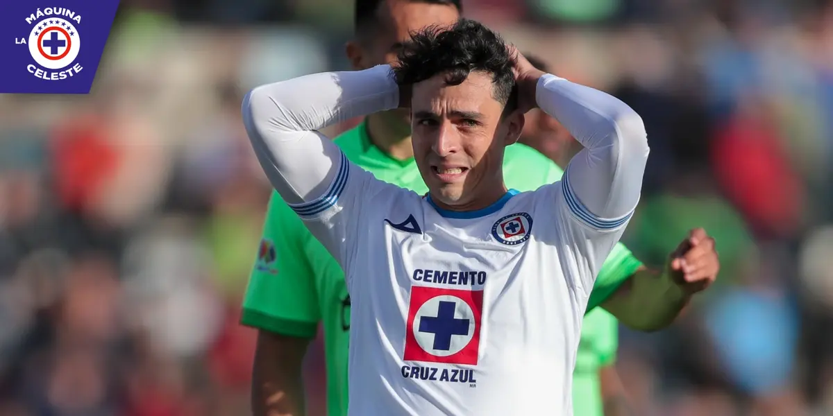 Lorenzo Faravelli en la derrota de Cruz Azul ante Juárez (Fuente: MEXSPORT)