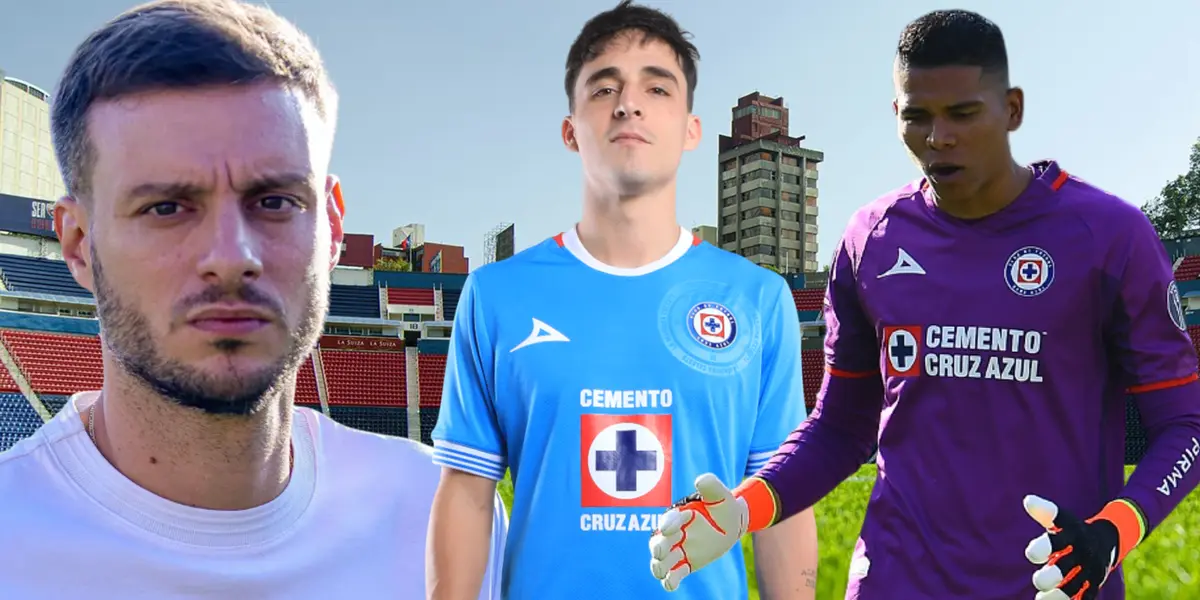 Lorenzo Faravelli, Martín Anselmi y Kevin Mier (Foto tomada de: Mexsport/Cruz Azul)