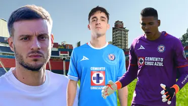 Lorenzo Faravelli, Martín Anselmi y Kevin Mier (Foto tomada de: Mexsport/Cruz Azul)