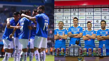 Los jugadores y refuerzos de Cruz Azul.