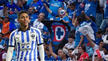 Luis Romo con la afición de Cruz Azul/FOTO La Máquina Celeste