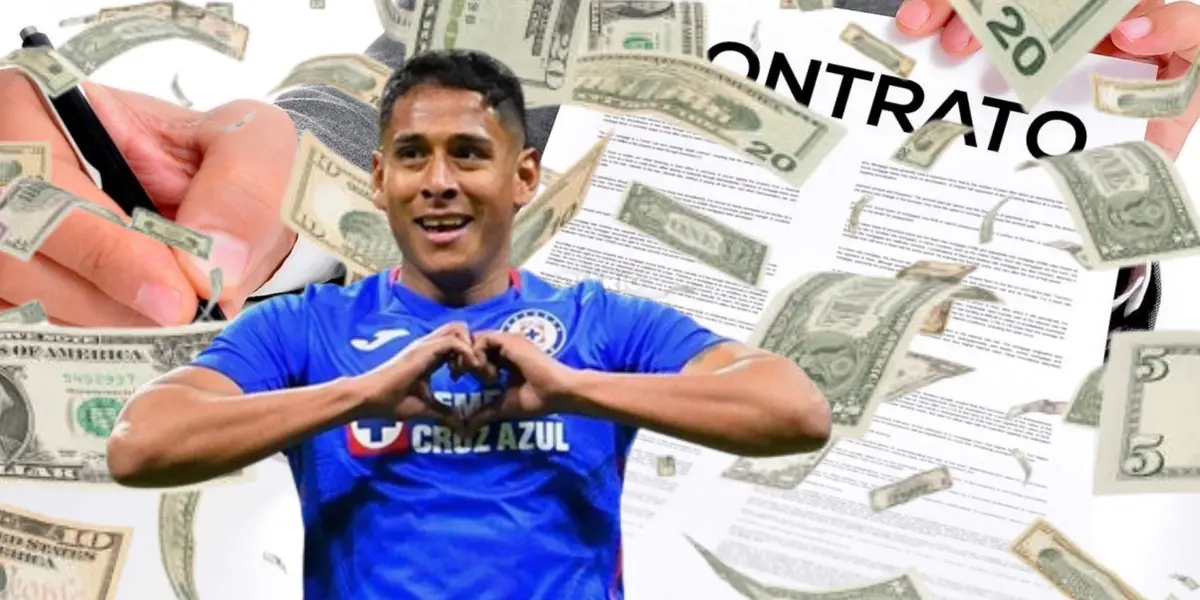 Luis Romo contrato de fondo, dólares cayendo/La Máquina Celeste