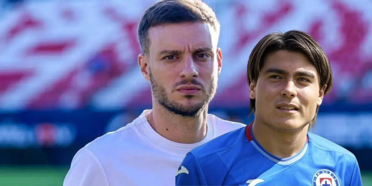 Luka con Cruz Azul y Anselmi/FOTO: Mexsport