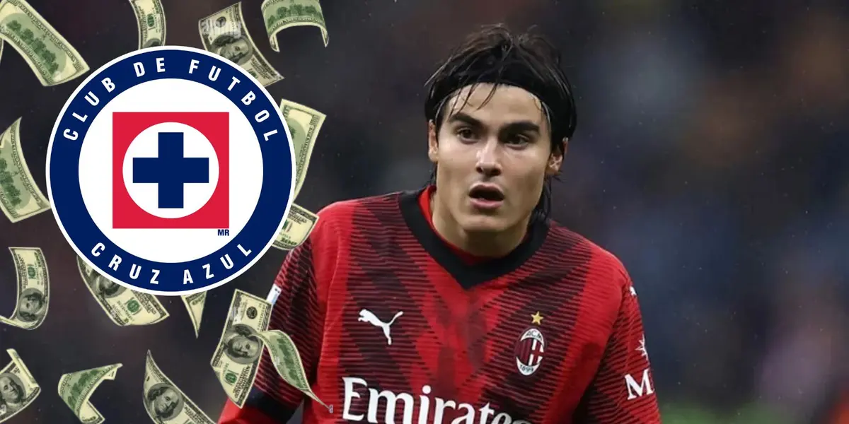Luka Romero con Milán y el Cruz Azul/FOTO: récord