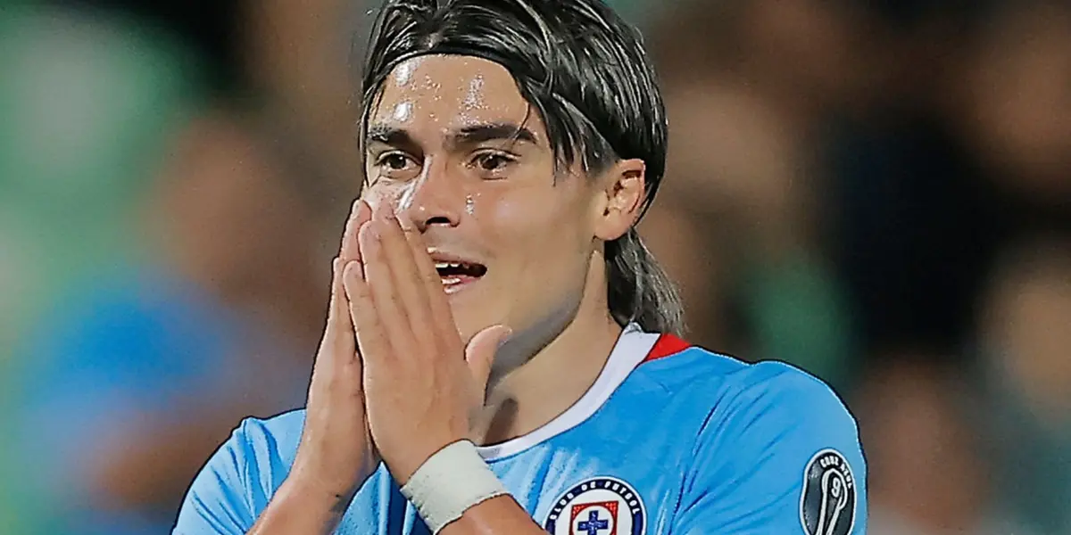 Luka Romero enojado por su situación en Cruz Azul - Foto: Getty