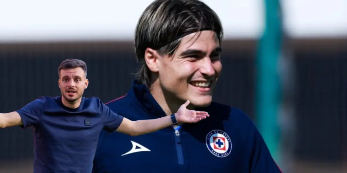 Luka romero entrenando con Cruz Azul - Foto: Captura de pantalla