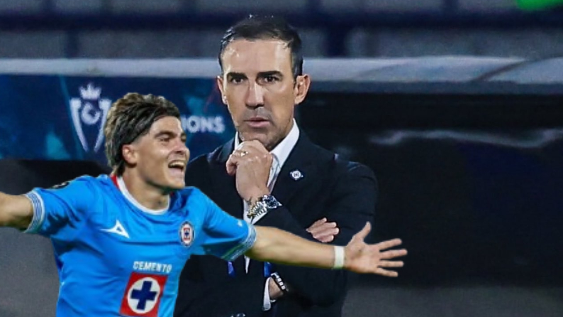 Luka Romero y Vicente Sánchez - Foto: X