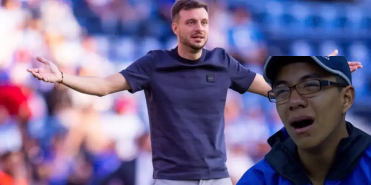 Martín Anselmi, DT de Cruz Azul - Foto: Captura de pantalla