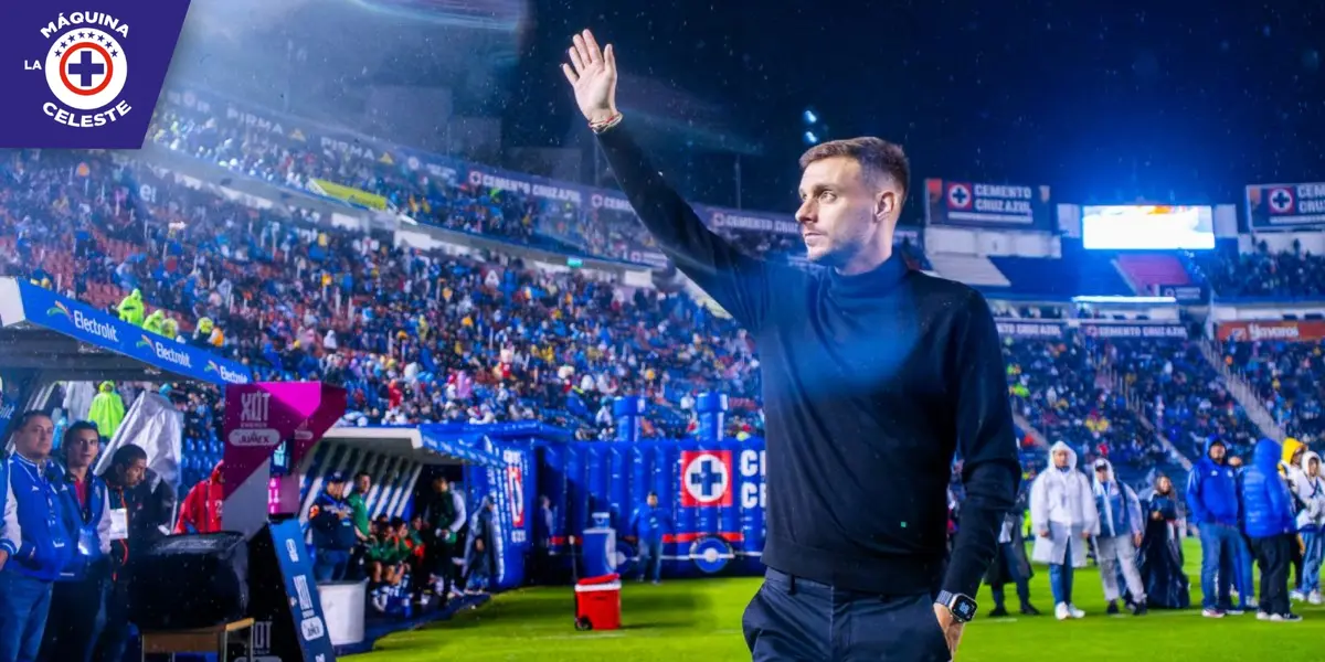 Martín Anselmi en Cruz Azul (Fuente: Claro Sports)