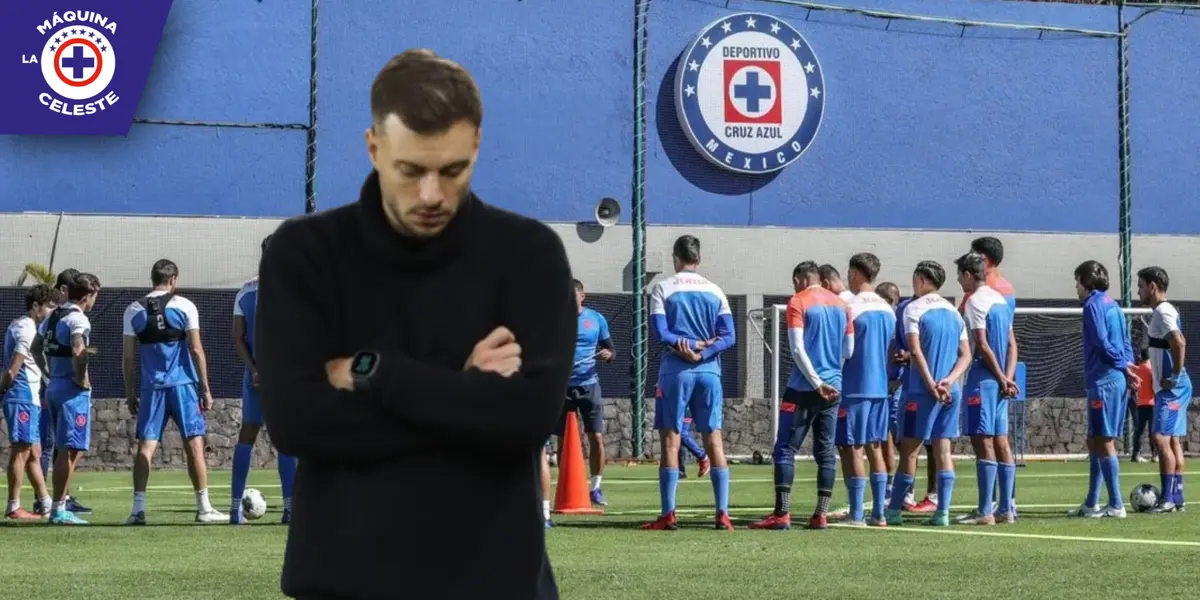 Martín Anselmi en Cruz Azul (Fuente: MEXSPORT)