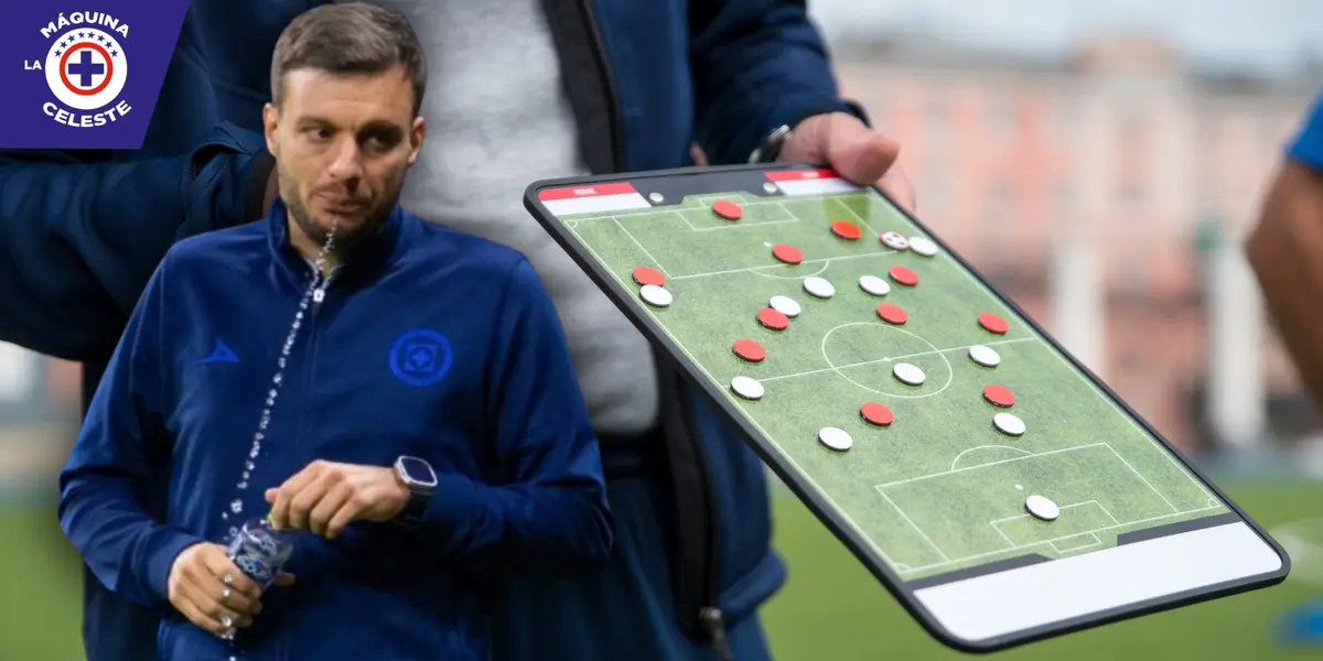 Martín Anselmi en Cruz Azul (Fuente: MEXSPORT)