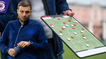 Martín Anselmi en Cruz Azul (Fuente: MEXSPORT)