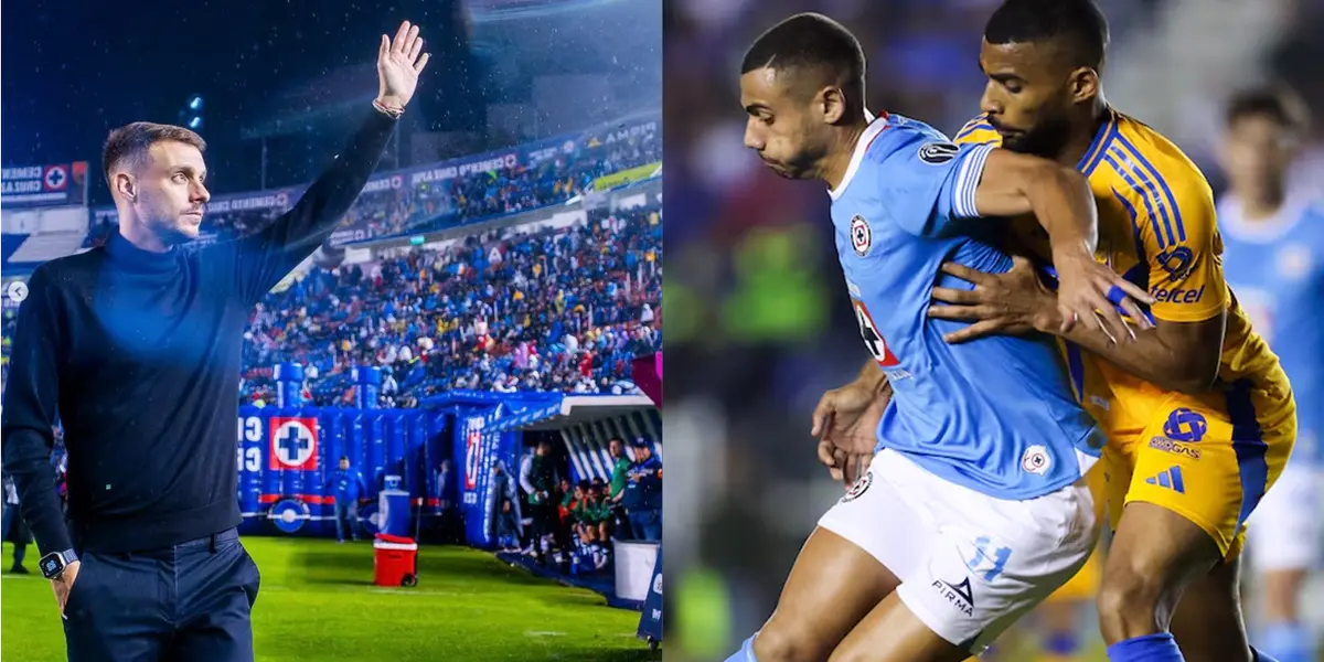 Martín Anselmi llevó a un crack para el partido de Cruz Azul vs Tigres | Foto: MexSport