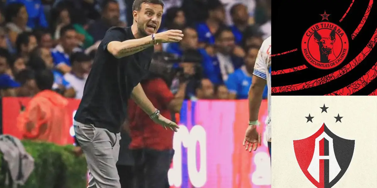 Martín Anselmi recibe la mejor noticia de cara a la liguilla | Foto: IG @martinanselmidt y X @xolos, @atlasfc