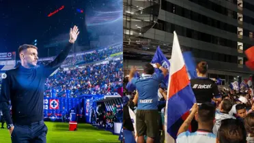 Martín Anselmi se rindió ante la afición celeste | Foto: Especial