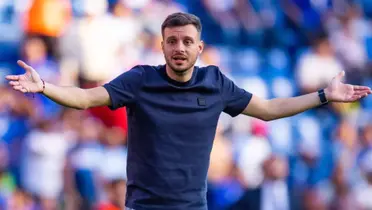 Martín Anselmi, todavía dirigiendo a Cruz Azul - Foto: Mexsport