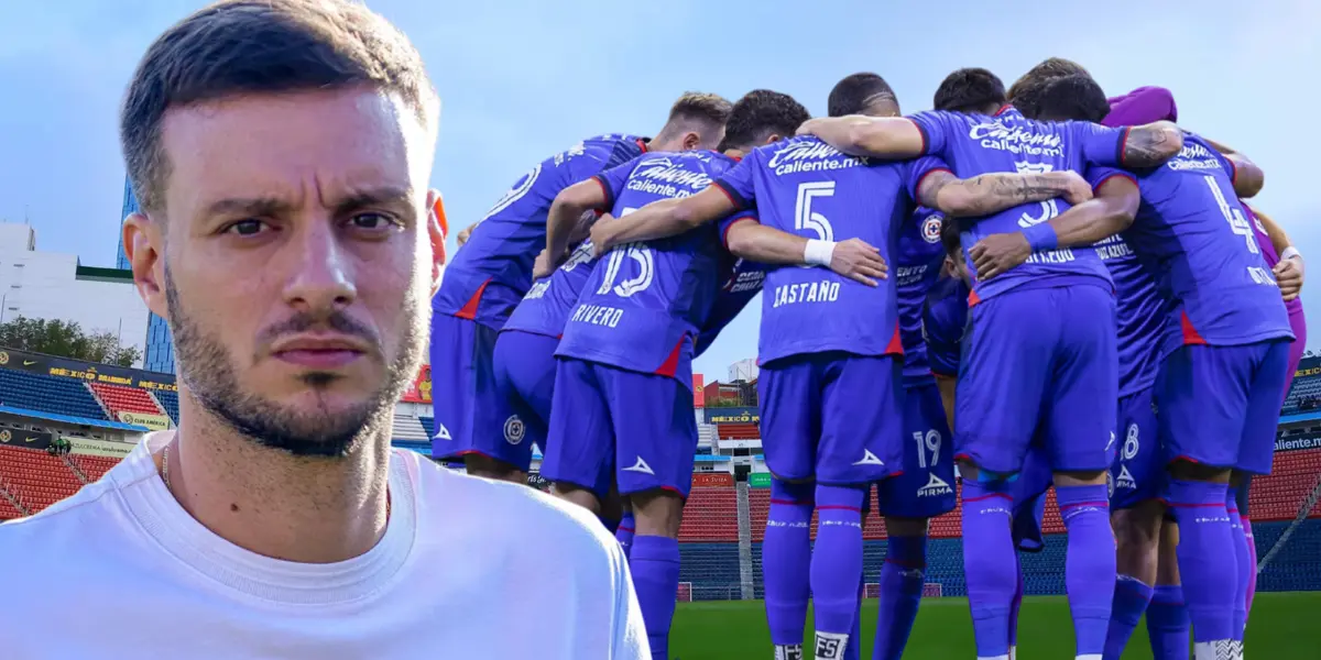 Martín Anselmi y jugadores Cruz Azul (Foto tomada de: Goal/Mexspo/Azteca)