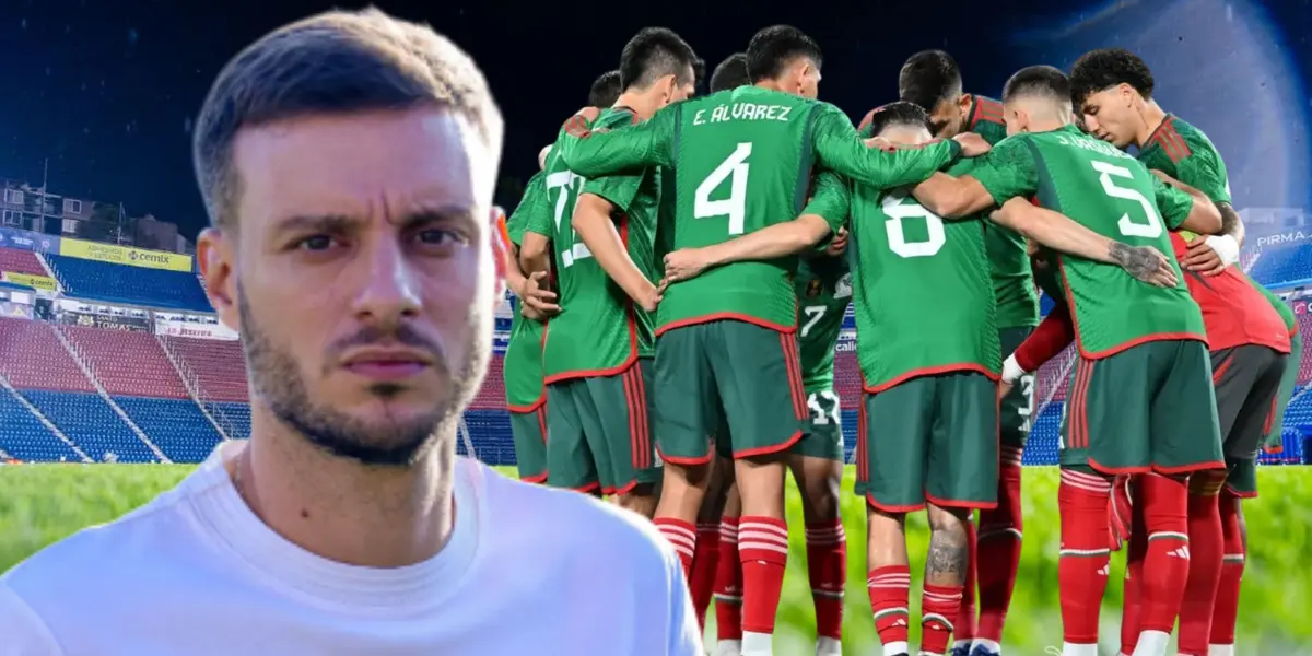 Martín Anselmi y jugadores de El Tri (Foto tomada de: Mexsport/El Tri)