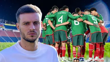 Martín Anselmi y jugadores de El Tri (Foto tomada de: Mexsport/El Tri)