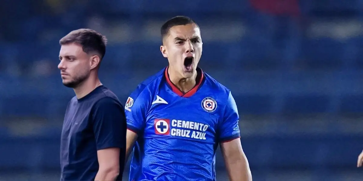 Mateo Levy con Cruz Azul y Anselmi/FOTO: Milenio