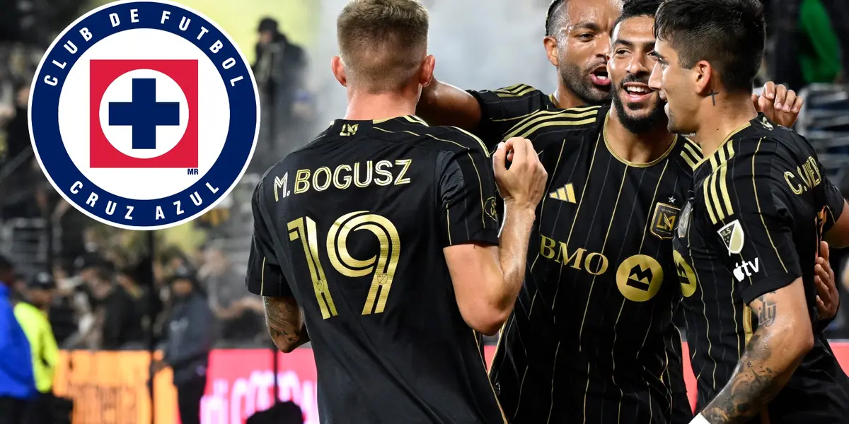 Mateusz Bogusz y Denis Bouanga con el LAFC - Foto: AP