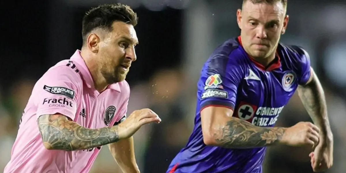 Messi enfrentando a Cruz Azul en Leagues Cup - Foto: Especial