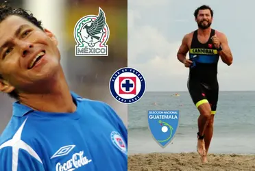 Miguel Sabah anotó 45 goles en La Máquina Celeste y hoy es triatleta.