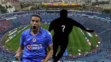 Nacho Rivero a lado de jugador oculto/La Máquina Celeste