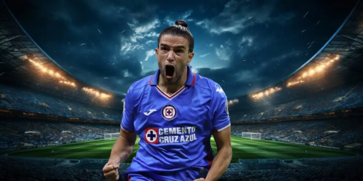 Nacho Rivero con la jersey de Cruz Azul/FOTO La Máquina Cementera