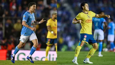 Nacho Rivero y Ramón Juárez pelearon en el Cruz Azul vs América | Foto: MexSport