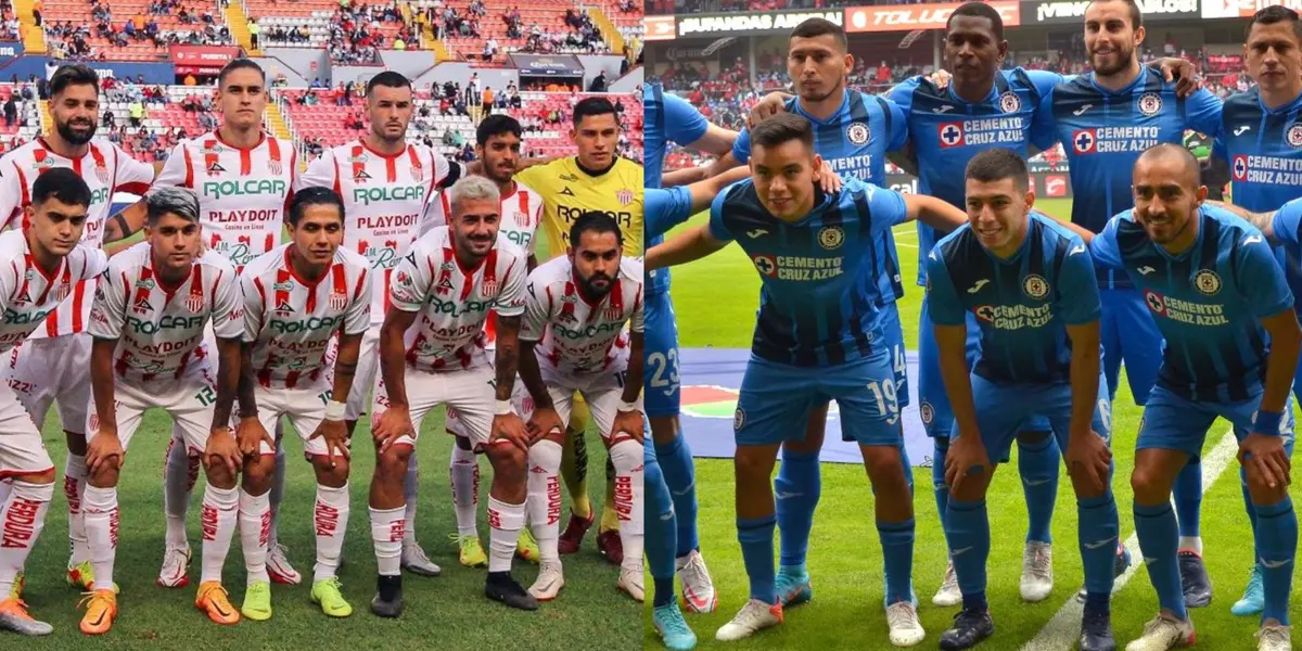 Necaxa vs Cruz Azul.