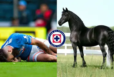 No se olvida de La Máquina Celeste a pesar de haberse lesionado de gravedad con el club.