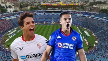 Oliver Torres, junto a Mateo Levy en el Estadio Azul/La Máquina Celeste