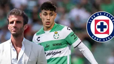 Omar campos con Santos e Iván Alonso/FOTO: Mexsport