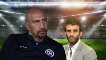 Óscar Pérez junto a Iván Alonso/.La Máquina Celeste