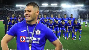 Pablo Aguilar con el equipo de Cruz Azul/La Máquina Celeste