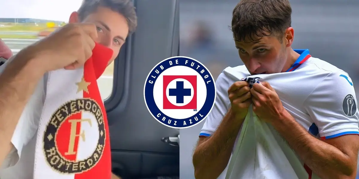 Por eso ya es un ídolo de la hinchada celeste; el delantero de 21 años tuvo un gran detalle.