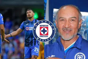 Potro Gutiérrez quedó encantado con la entrega de un integrante de Cruz Azul.