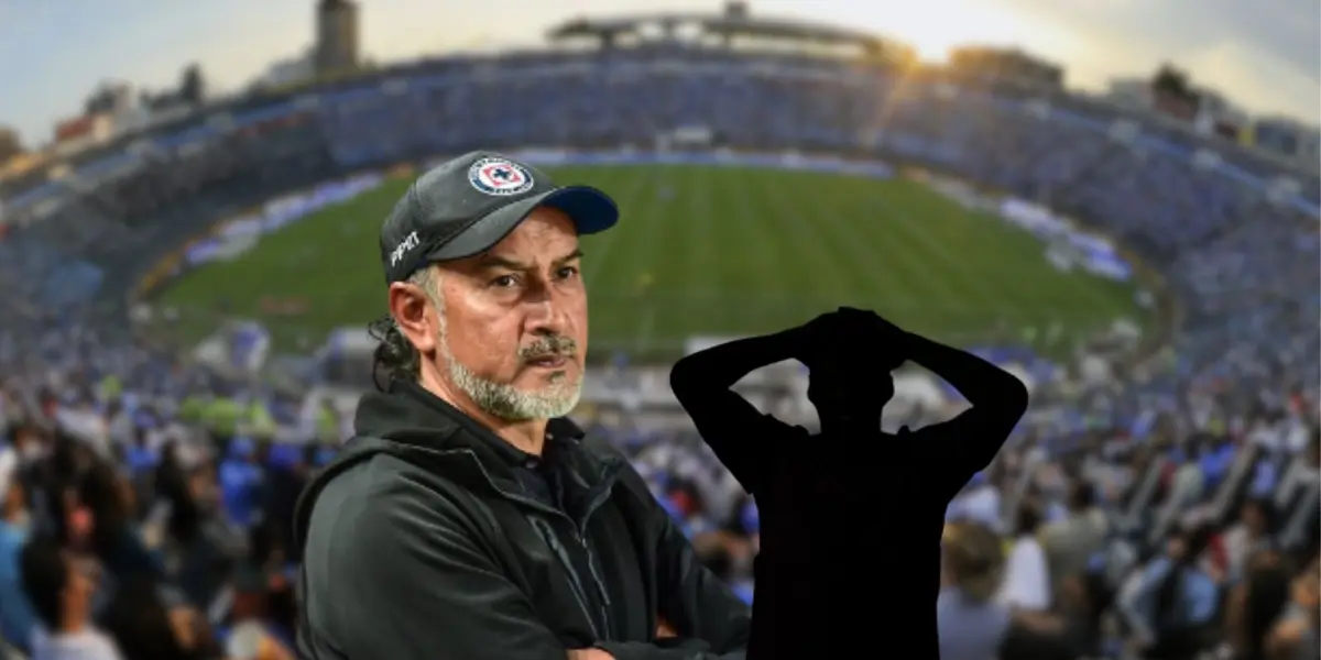 Raúl Gutiérrez durante su etapa como entrenador de Cruz Azul