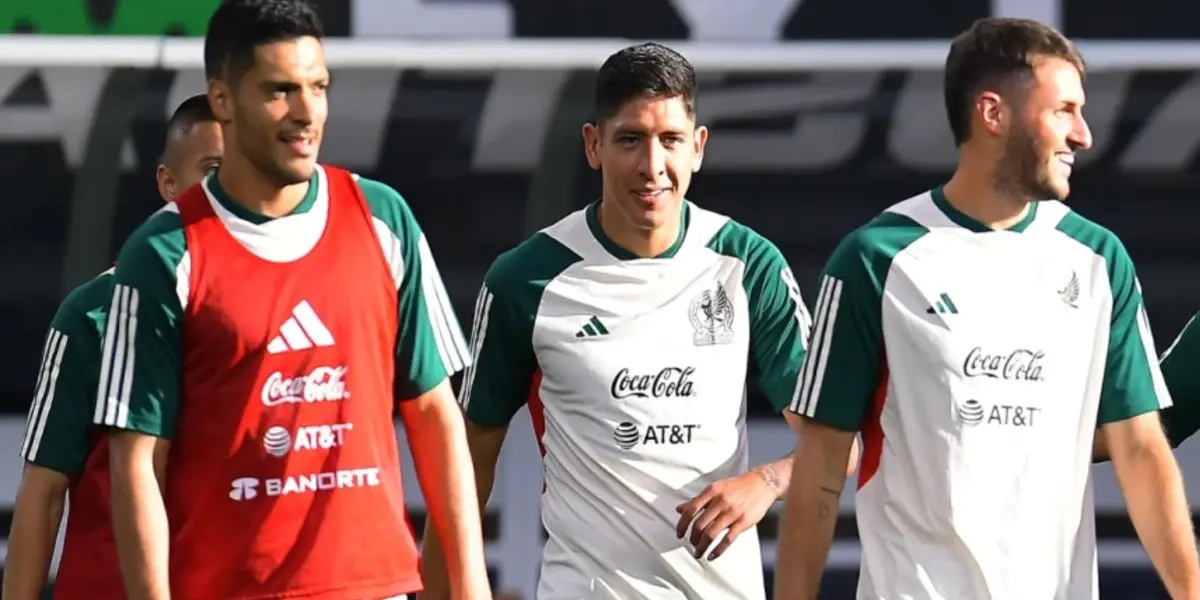 Raúl Jiménez, Edson Álvarez y Santiago Giménez - Foto: Mexsport