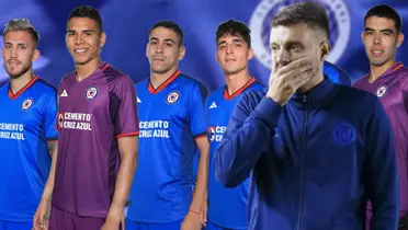 Refuerzos de Cruz Azul 2024 y Martín Anselmi/ Foto: Cruz Azul Bolavip